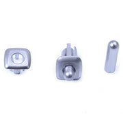 Door Lock Knob for BMW 6 F06 (2012-2018) in Silver color