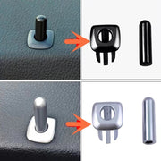 Door Lock Knob for BMW 7 SERIES F01 (2009-2015) in Silver color