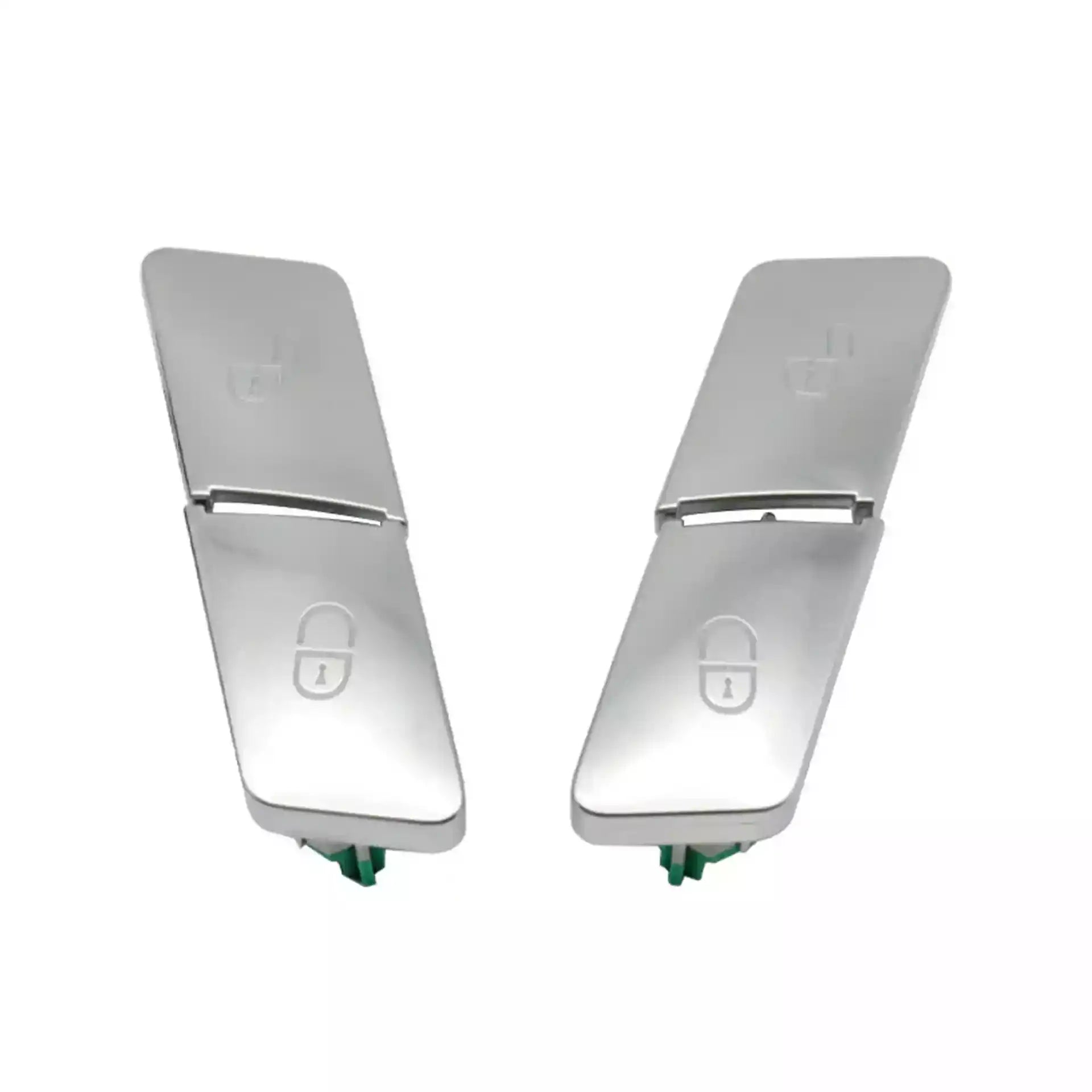 Door Lock Switch for MERCEDES-BENZ C-CLASS W204 (2007-2014) in Silver Chrome color Set of 2 (L+R)