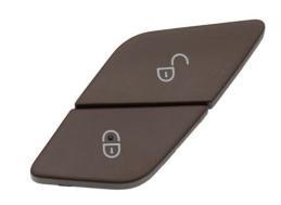 Door Lock Switch for MERCEDES-BENZ GLC W253 (2015-2023) in Dark Brown color Set of 2