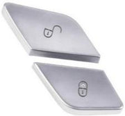 Door Lock Switch for MERCEDES-BENZ GLC W253 (2015-2023) in Silver Chrome color Set of 2