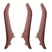 Door Pull Handle And Window Switch Panel Set for BMW 5 SERIES F10 (2010-2016) in Red Brown color