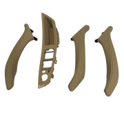 Door Pull Handle And Window Switch Panel Set for BMW 5 Series F11 (2010-2016) in Beige color
