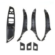Door Pull Handle And Window Switch Panel Set for BMW 5 Series F11 (2010-2016) in Black color