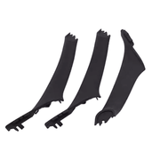 Door Pull Handle And Window Switch Panel Set for BMW 5 Series F11 (2010-2016) in Black color