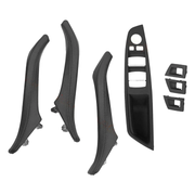 Door Pull Handle And Window Switch Panel Set for BMW 5 Series F11 (2010-2016) in Black color