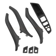 Door Pull Handle And Window Switch Panel Set for BMW 5 Series F11 (2010-2016) in Black color