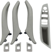 Door Pull Handle And Window Switch Panel Set for BMW 5 Series F11 (2010-2016) in Gray color RHD
