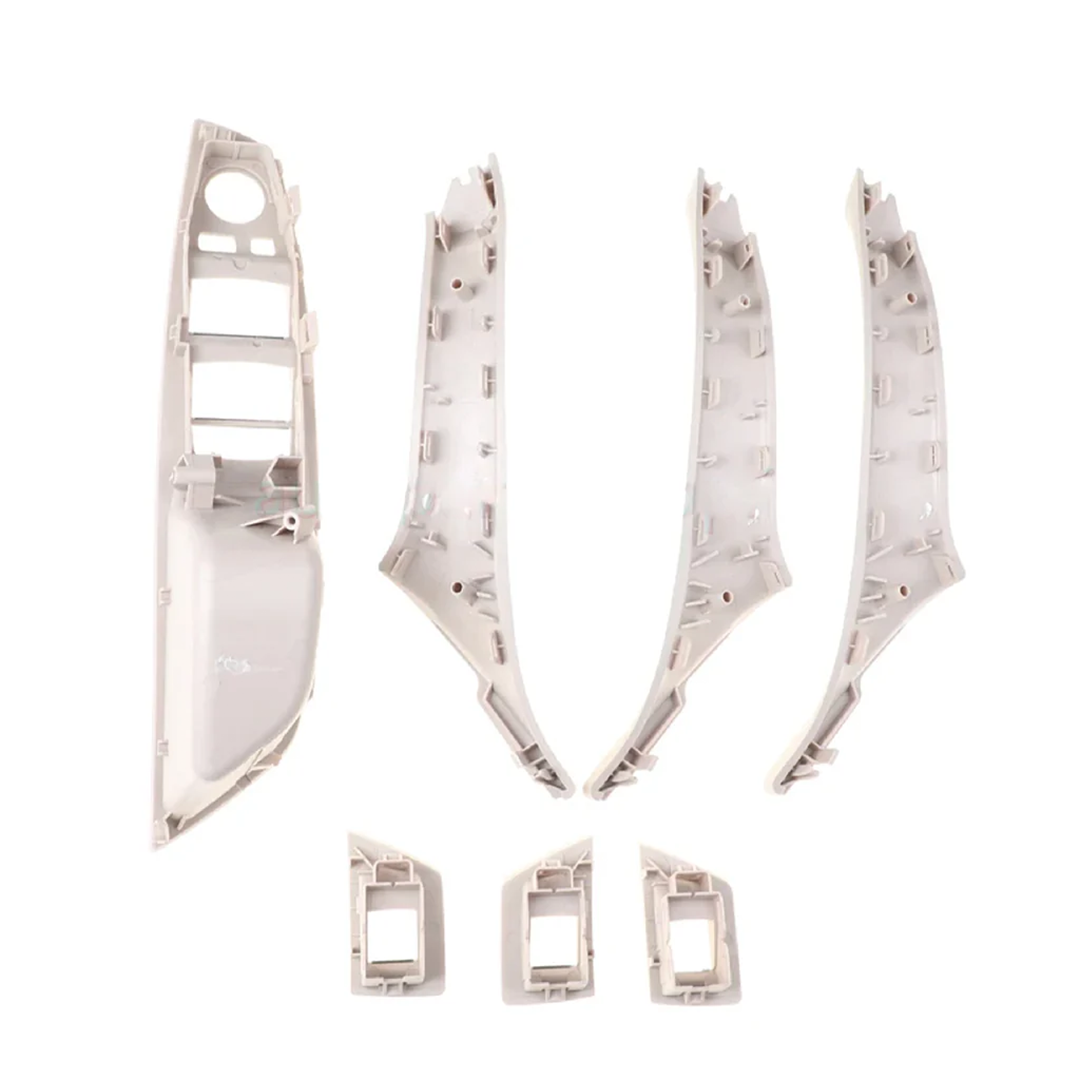 Door Pull Handle And Window Switch Panel Set for BMW 5 Series F11 (2010-2016) in Oyster color