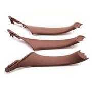 Door Pull Handle And Window Switch Panel Set for BMW 5 Series F18 (2010-2016) in Brown color