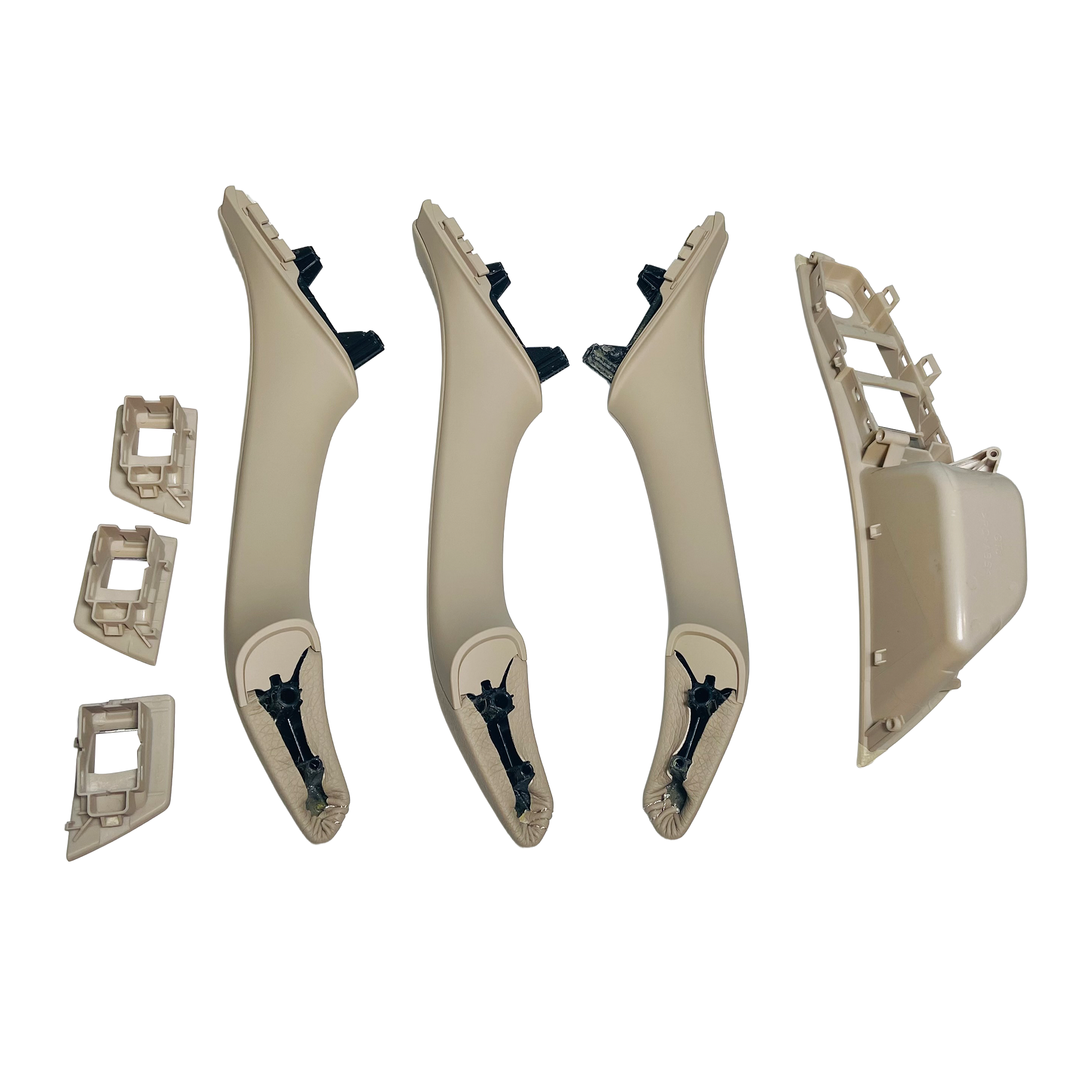 Door Pull Handle And Window Switch Panel Set for BMW 5 Series F18 (2010-2016) in Oyster color