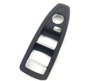 Driver Window Switch Panel Cover for BMW 3 F30 (2012-2018) in Black color 4 Pcs