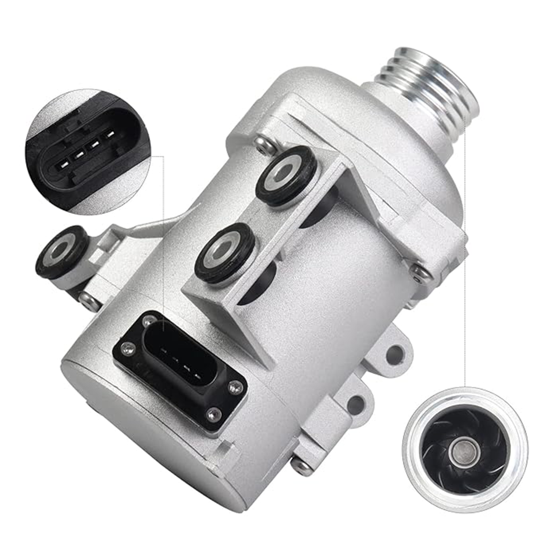Electric Engine Water Pump for BMW X1 E84 (2009-2015) 4-pin D-shape connector, Aluminium