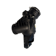 Engine Coolant Thermostat Housing Assembly for MERCEDES-BENZ ML-CLASS W166 (2012-2015) with 2 pins, sensor, gaskets, plastic housing