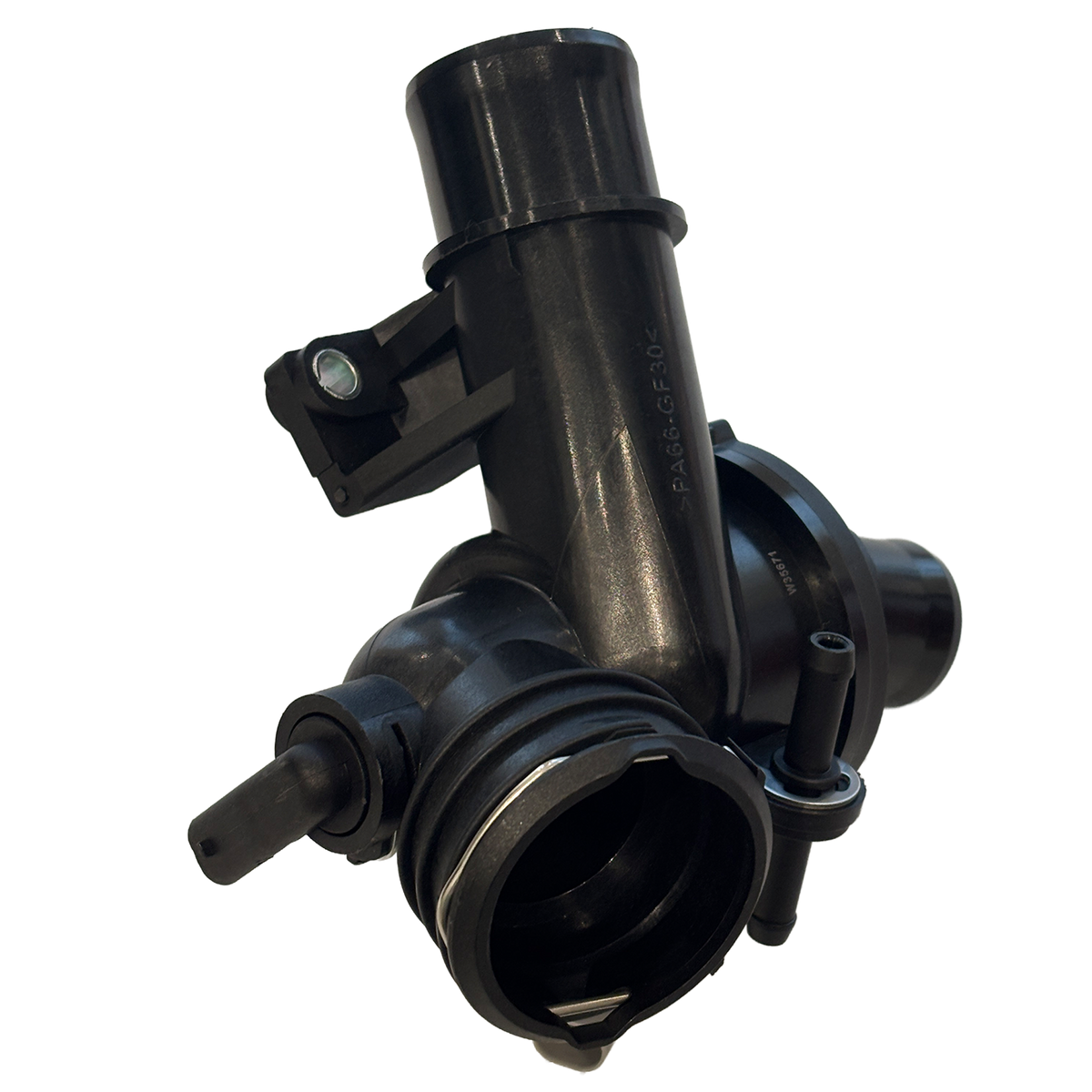 Engine Coolant Thermostat Housing for MERCEDES-BENZ E-CLASS W212 (2009-2016) electronically controlled, with thermostat and sensor