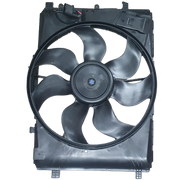 Engine Radiator Cooling Fan Assembly for MERCEDES-BENZ GLA-CLASS X156 (2014-2019) with control unit, Brushless Motor