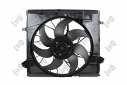 Engine Radiator Cooling Fan Assembly for MERCEDES-BENZ GLE C292 (2016-2019) with radiator fan shroud, Brushless Motor, 4 pins