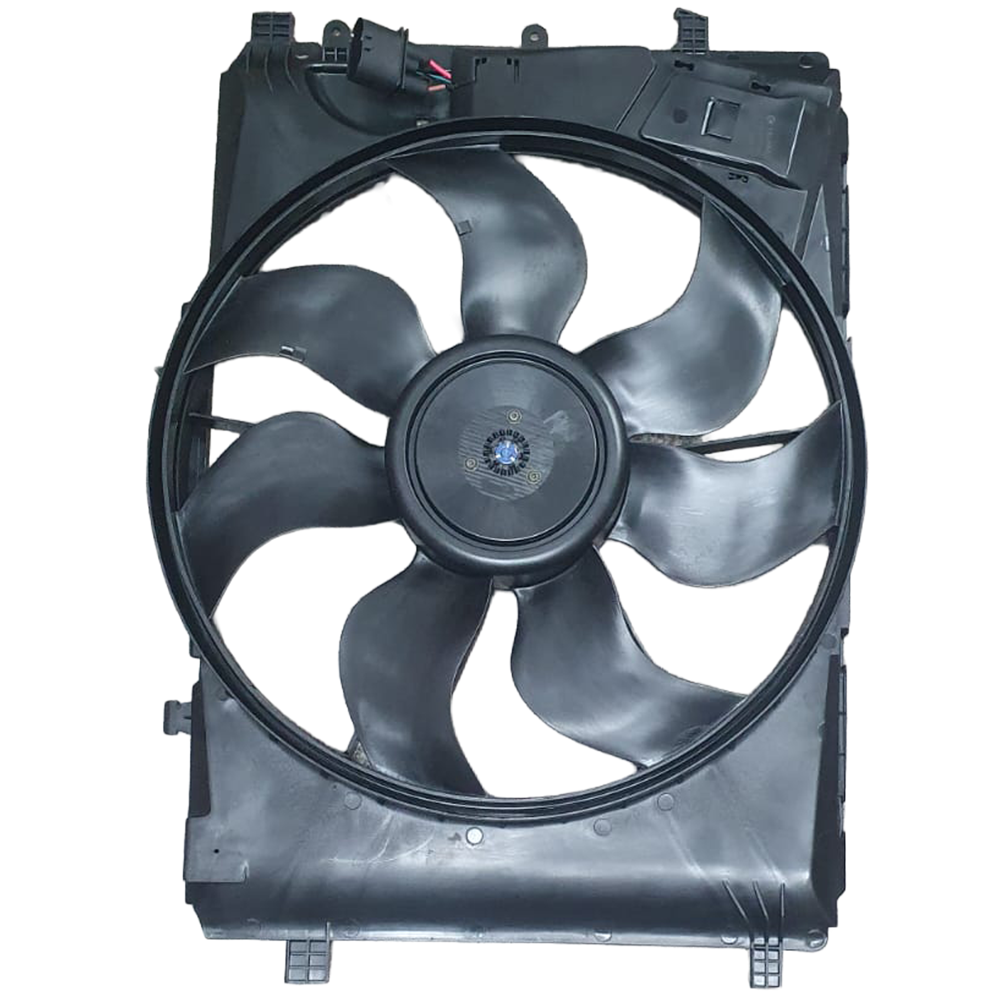 Engine Radiator Cooling Fan Assembly for MERCEDES-BENZ SLK R172 (2011-2015) with control unit, Brushless Motor