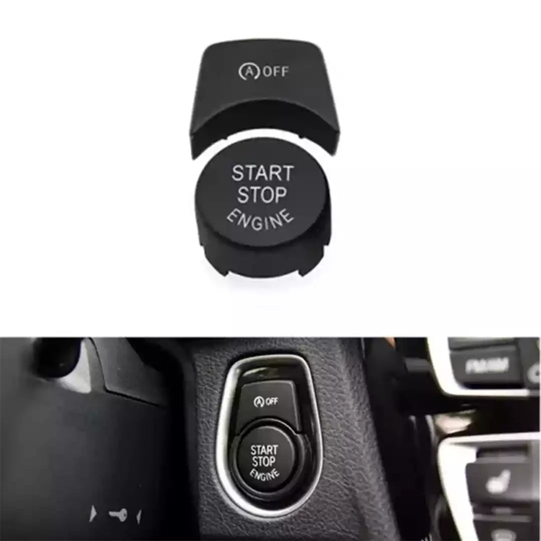 Engine Start Stop Button Set for BMW 2 SERIES F23 (2015-2021) in Black color PC and ABS material