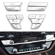 Front AC Button Set for BMW 5 SERIES G30 (2016-2023) in Silver color Model C, 12 pieces