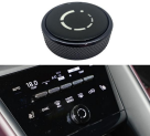 Front AC Rotary Button for PORSCHE CAYENNE 92A (2010-2018) in Gunmetal Grey color Polished Black