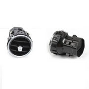 Front AC Vent Assembly for MERCEDES-BENZ C-CLASS W205 (2014-2023) in Black color Standard Model Chrome