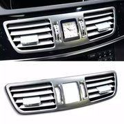 Front AC Vent Grille for MERCEDES-BENZ E-CLASS W212 (2009-2016) in Silver color