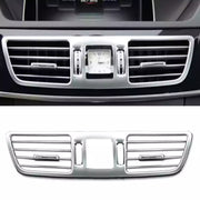 Front AC Vent Grille for MERCEDES-BENZ E-CLASS W212 (2009-2016) in Silver color