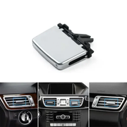 Front AC Vent Grille for MERCEDES-BENZ E-CLASS W212 (2009-2016) in Silver color Slider