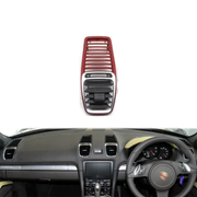 Front AC Vent Grille for PORSCHE BOXSTER 981 (2012-2017) in Red color
