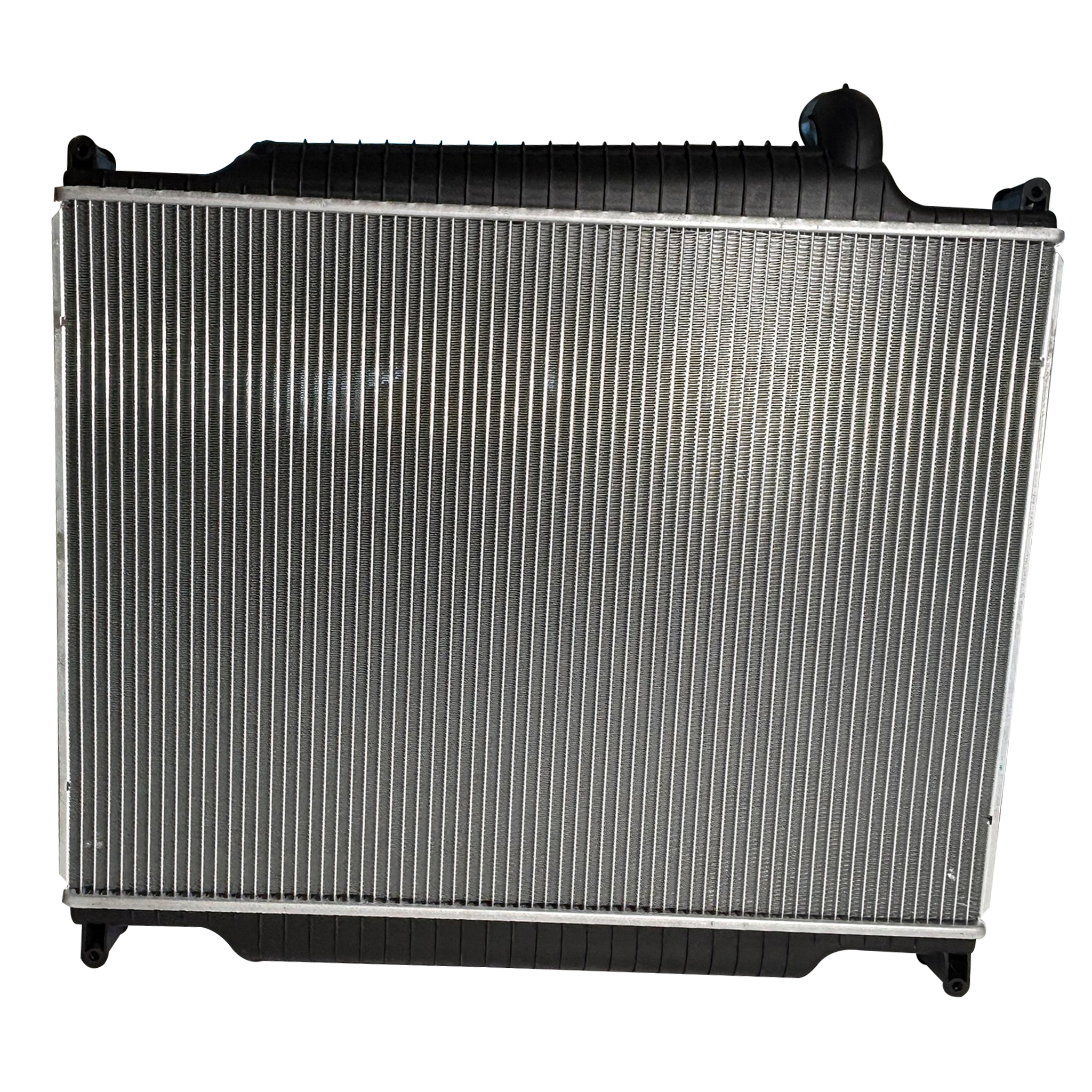 Front Engine Cooling Radiator for LAND ROVER RANGE ROVER L322 (2005-2012) in Black color Aluminum Core, for Automatic Transmission