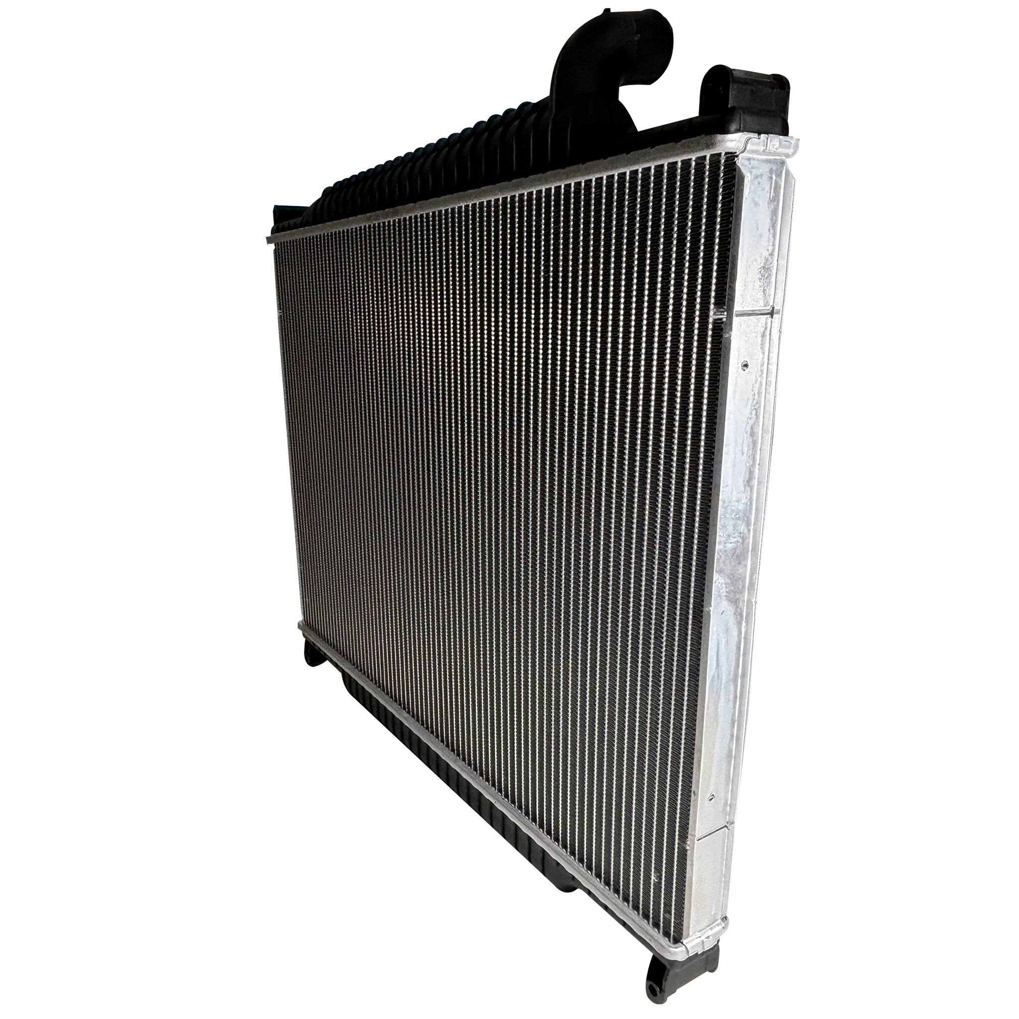 Front Engine Cooling Radiator for LAND ROVER RANGE ROVER SPORT L320 (2005-2013) in Black color Aluminum Core, for Automatic Transmission
