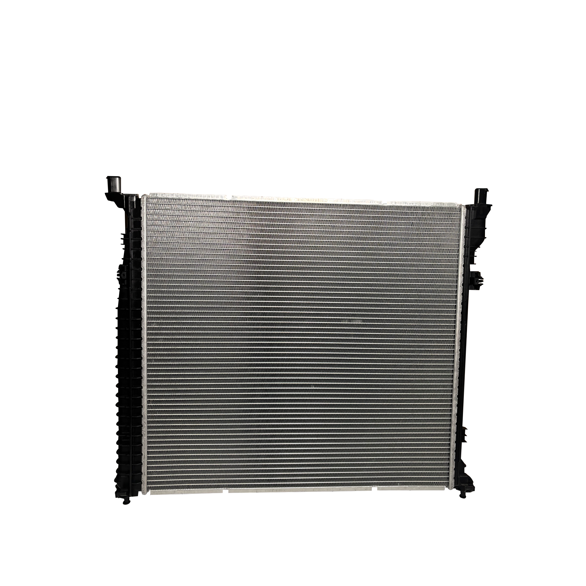 Front Engine Cooling Radiator for MERCEDES-BENZ GLS X166 (2015-2019) in Black color Aluminum Core with Reinforced End Tanks, for Automatic Transmission, with Oil Cooler