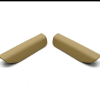 Front Inner Door Handle Cover Pair for PORSCHE 718 BOXSTER 982 (2016-2024) in Beige color