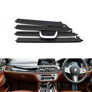 Front Left AC Vent Repair Kit for BMW 7 SERIES G11 (2015-2022) in Black color Chrome