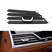 Front Left AC Vent Repair Kit for BMW 7 SERIES G12 (2015-2022) in Black color Chrome