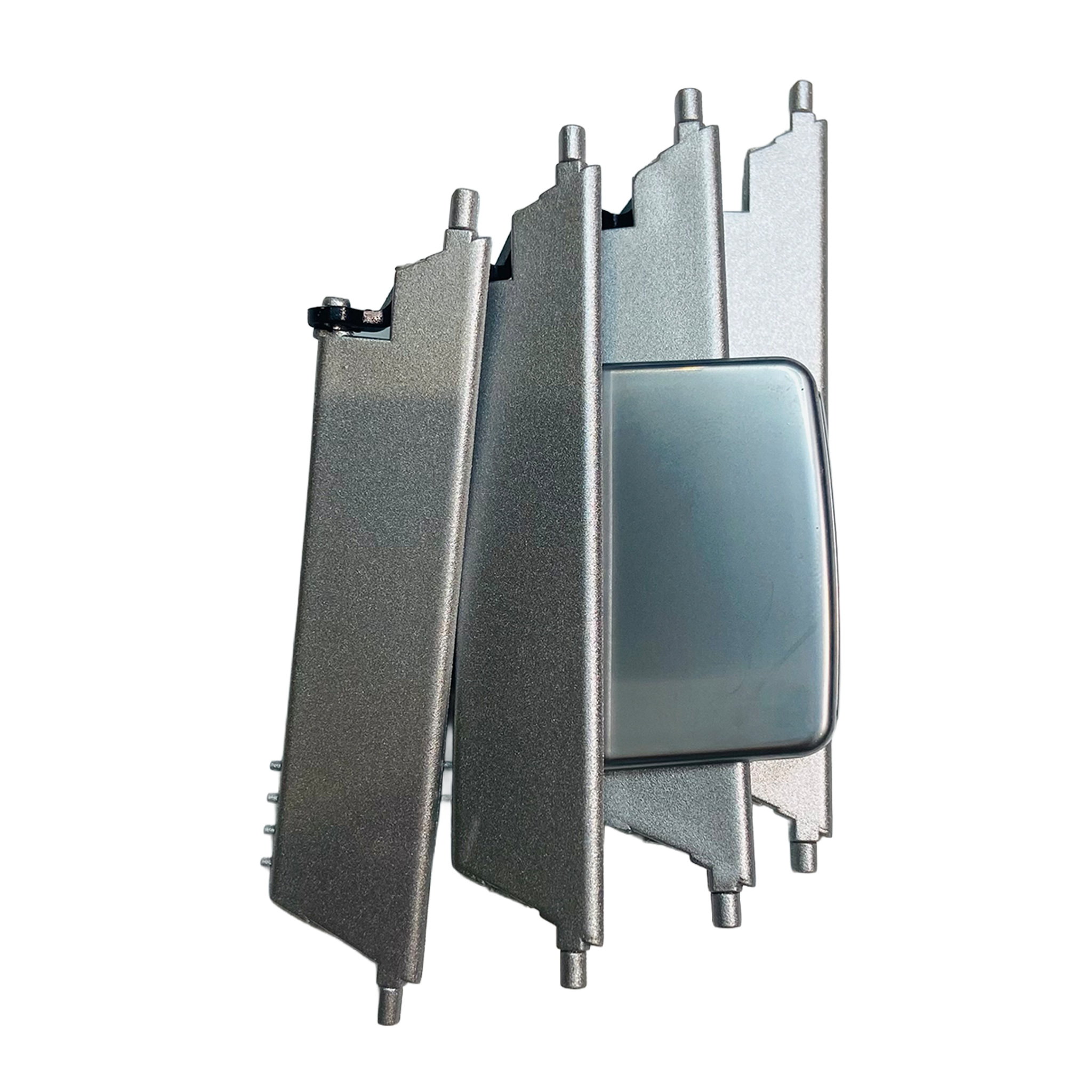 Front Left AC Vent Repair Kit for MERCEDES-BENZ E-CLASS W207 (2013) in Silver color
