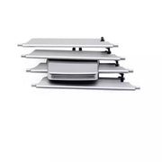 Front Left AC Vent Repair Kit for MERCEDES-BENZ E-CLASS W207 (2013) in Silver color