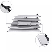 Front Left AC Vent Repair Kit for MERCEDES-BENZ E-CLASS W207 (2013) in Silver color