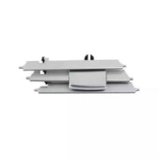 Front Left AC Vent Repair Kit for MERCEDES-BENZ E-CLASS W212 (2009-2016) in Silver color Chrome