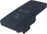 Front Left Door Lock Switch for AUDI A6 4F (2008-2011) in Black color