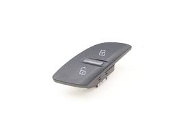 Front Left Door Lock Switch for AUDI Q3 8UB (2013-2020) in Black color 4 Pin