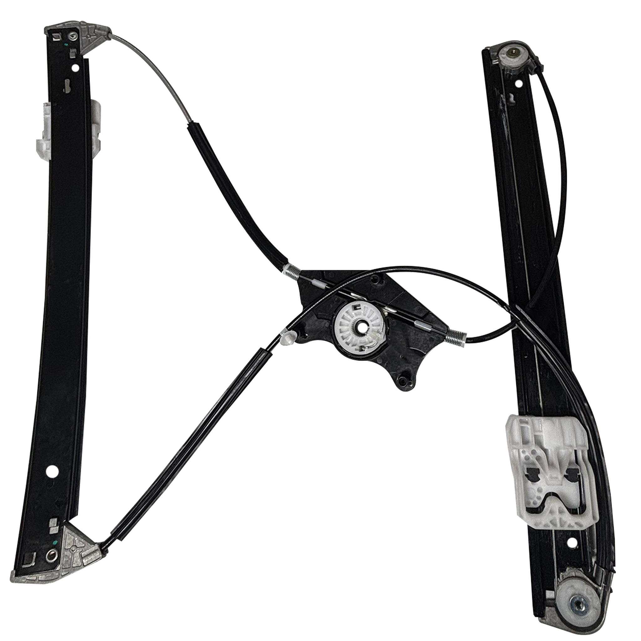 Front Left Electric Window Lifter Regulator for AUDI A6 4G (2010-2019) Without Electric Motor, ABS, Steel with Zinc Plating