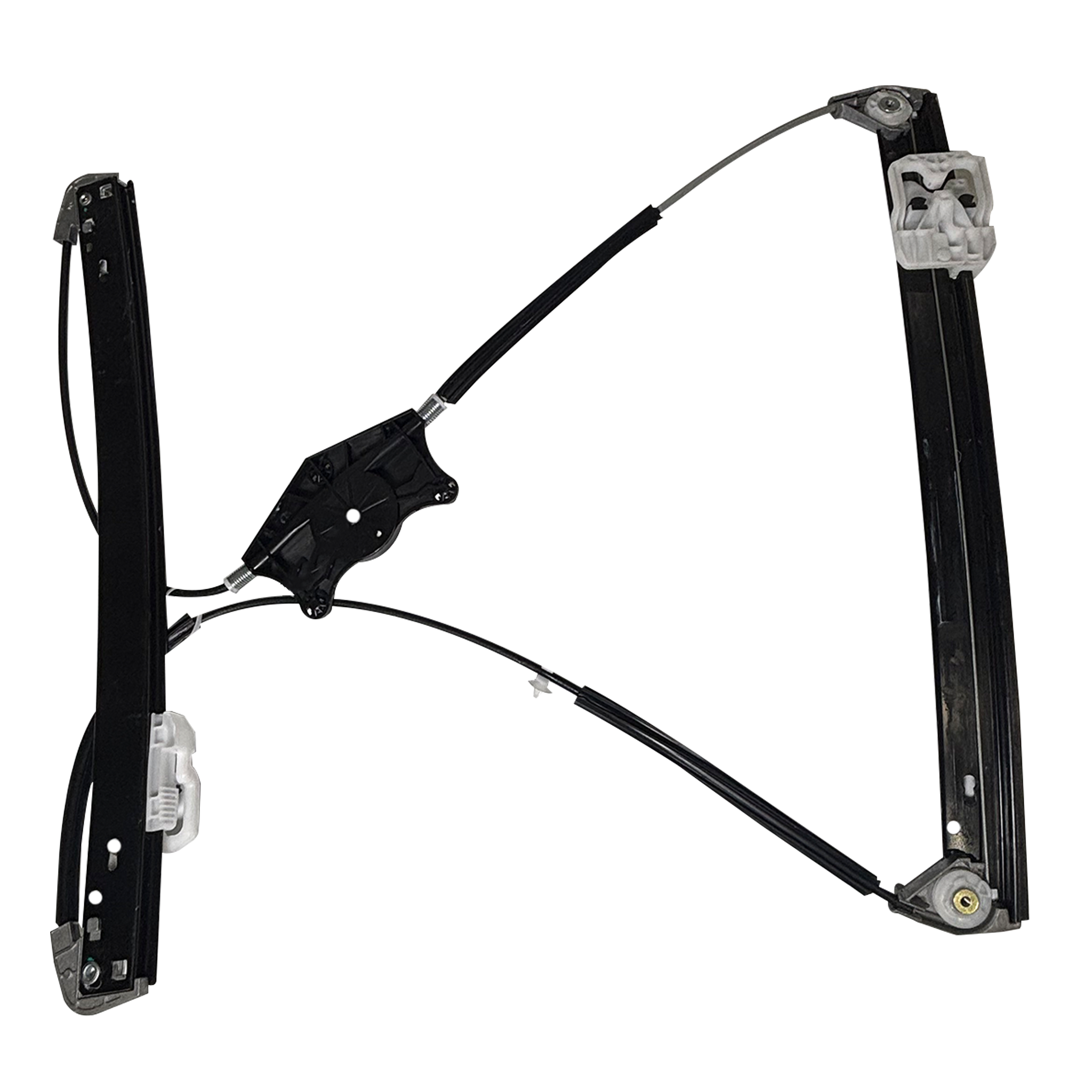 Front Left Electric Window Lifter Regulator for AUDI A6 4G (2010-2019) Without Electric Motor, ABS, Steel with Zinc Plating