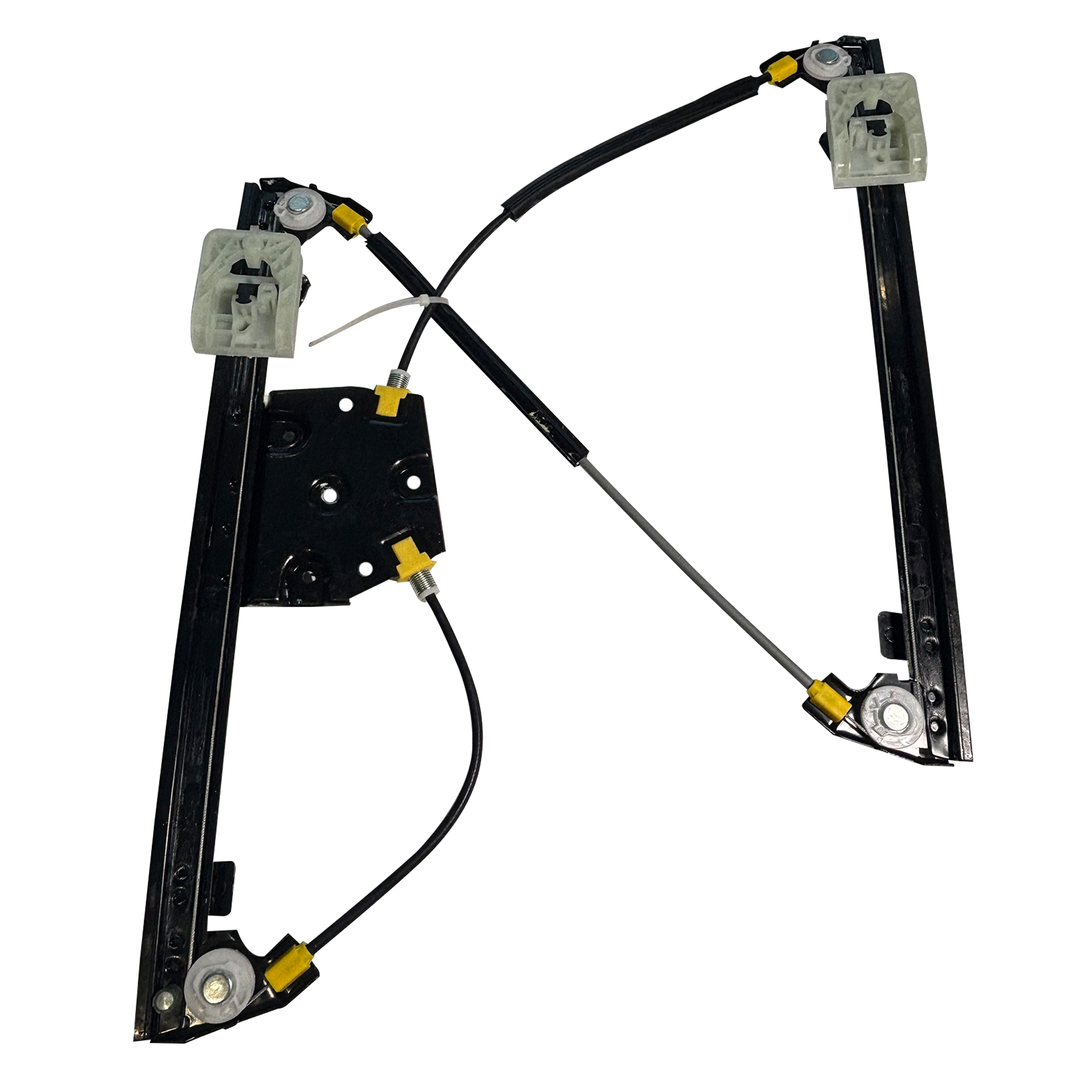 Front Left Electric Window Lifter Regulator for BMW 1 SERIES F20 (2013-2015) without Electric Motor, ABS, Steel with Zinc Plating