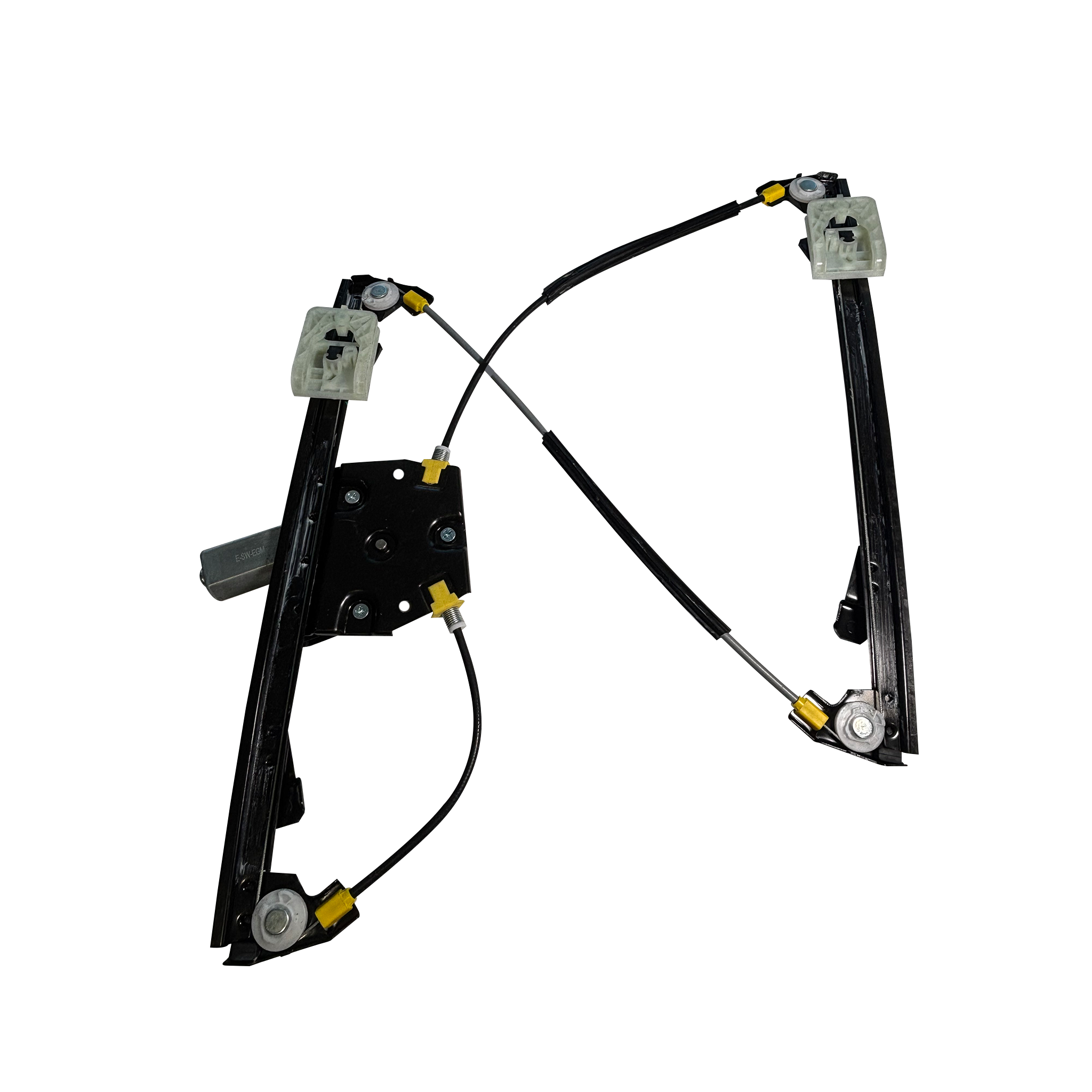 Front Left Electric Window Lifter Regulator for BMW 3 F30 (2012-2018) with 5 Pins Electric Motor, ABS and Steel with Zinc Plating