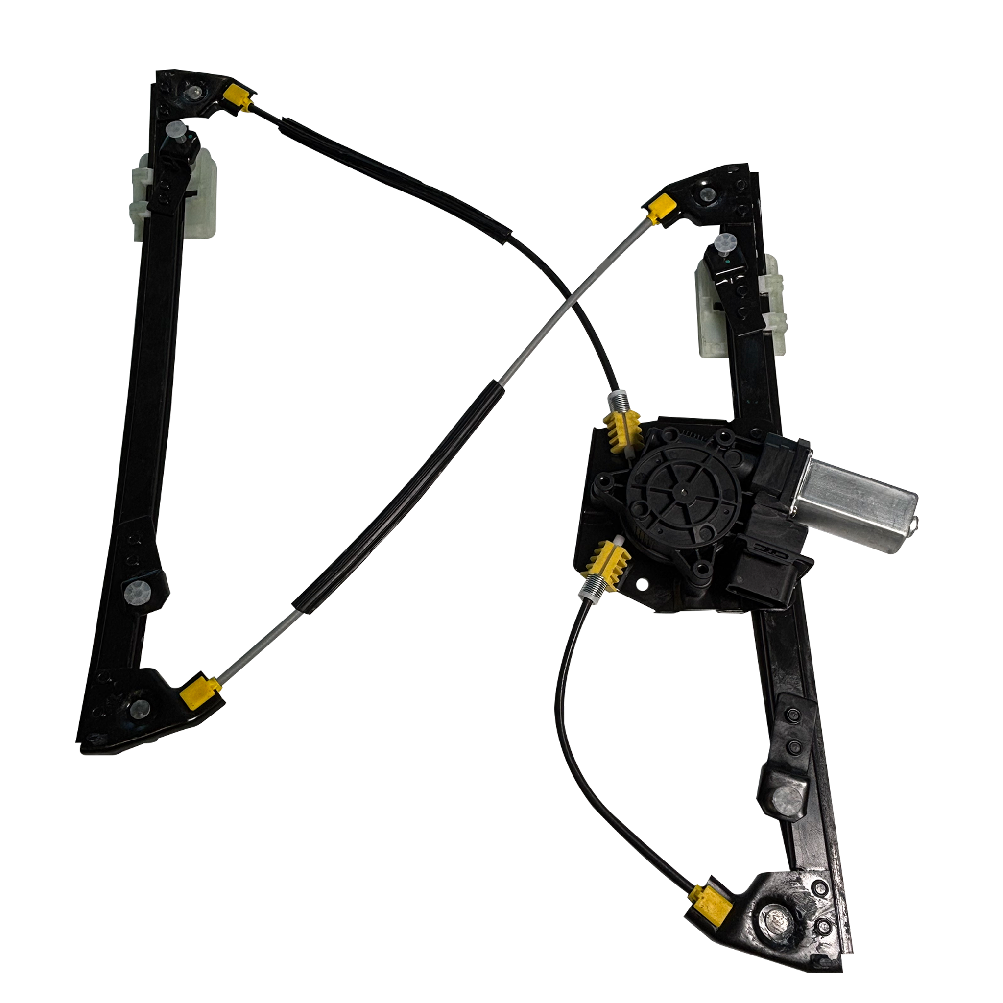 Front Left Electric Window Lifter Regulator for BMW 3 Series F80 (2014-2018) with 5 Pins Electric Motor, ABS and Steel with Zinc Plating