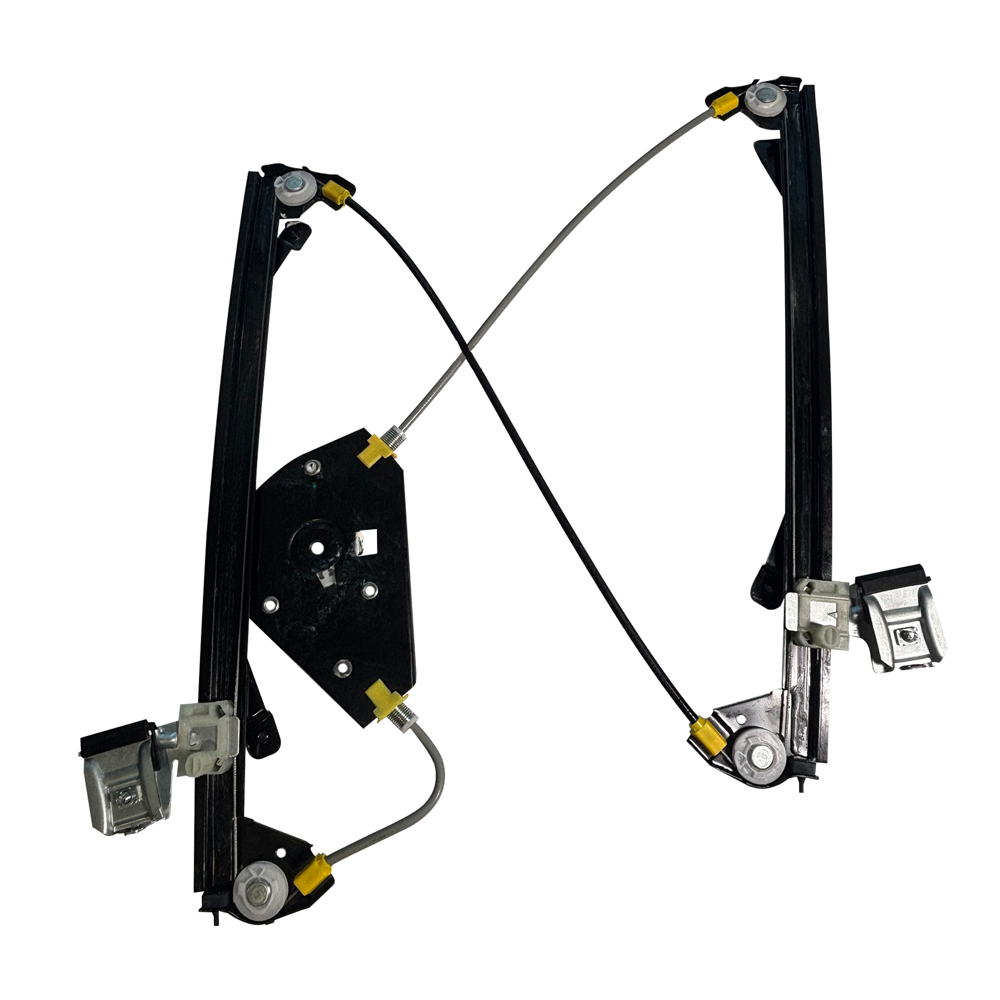 Front Left Electric Window Lifter Regulator for MERCEDES-BENZ CL-CLASS C216 (2007-2013) without Electric Motor, made of ABS and Steel with Zinc Plating