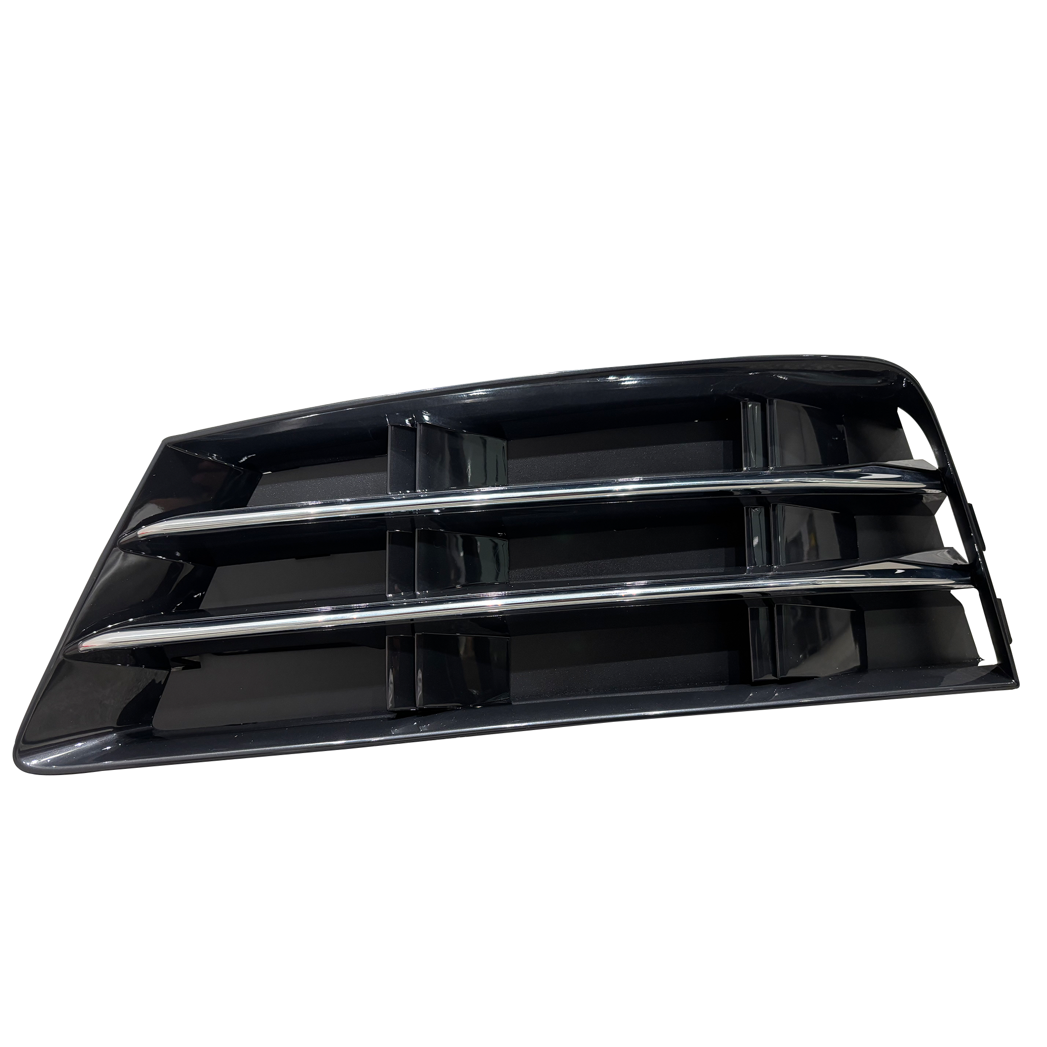 Front Left Fog Lamp Cover Perfect Fit for Audi A4 B9 Sedan (2015-2019) without hole-01