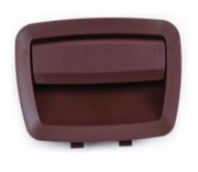 Front Left Glove Case Handle for BMW 5 SERIES F10 (2010-2016) in Red Brown color